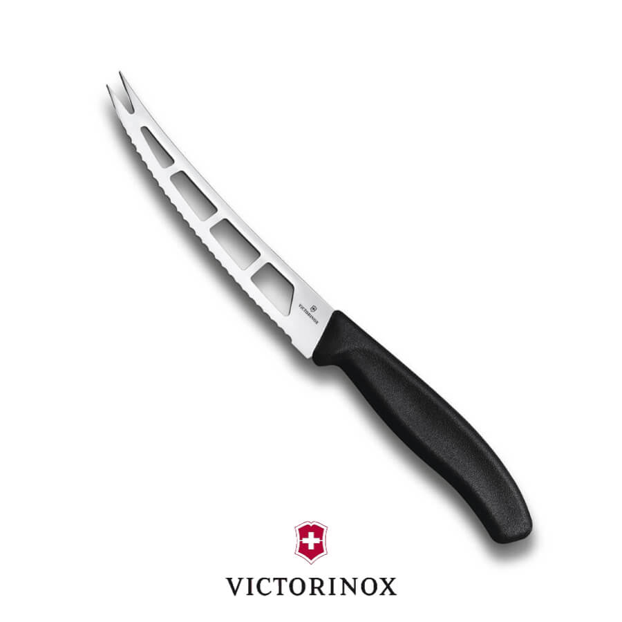 Victorinox black Utility Block with 4 steak knives