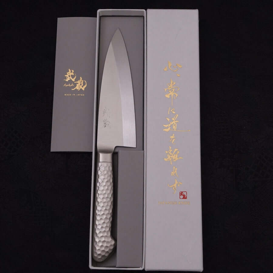 Musashi All-Stainless Pure-Molybdenum Deba Knife 15cm