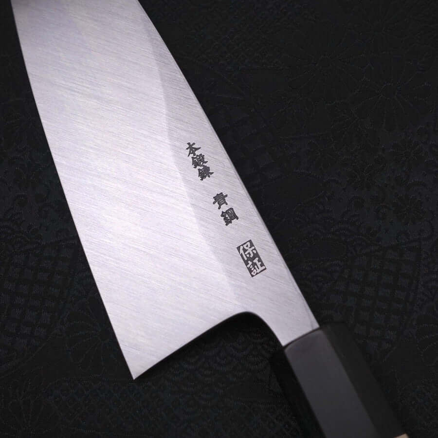 Musashi Blue Steel #2 Kasumi Buffalo Single Bevel Deba Knife 16.5cm