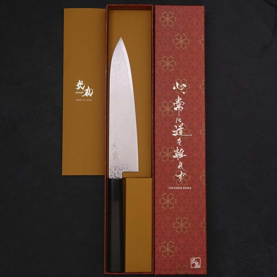 Musashi ZA-18 Damascus Buffalo Chef Knife 21cm