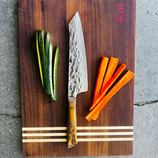 Koi Knives Kyoto Chef Knife 19.8cm Ebony Light