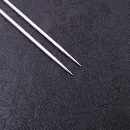 Musashi Chopsticks Stainless Black-Ishime Handle 18cm