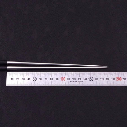 Musashi Chopsticks Stainless Black-Ishime Handle 18cm