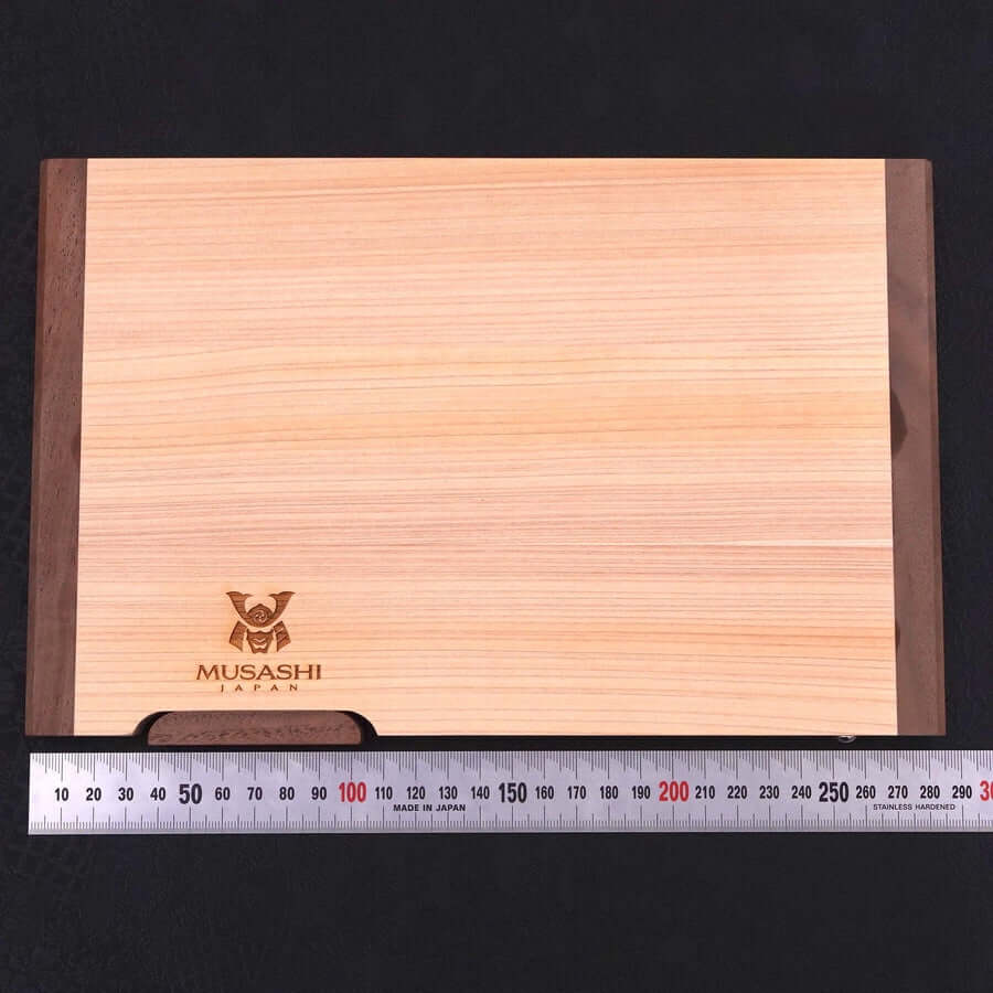 Musashi Cutting Board Hinoki with Stand 28×18×1.5cm