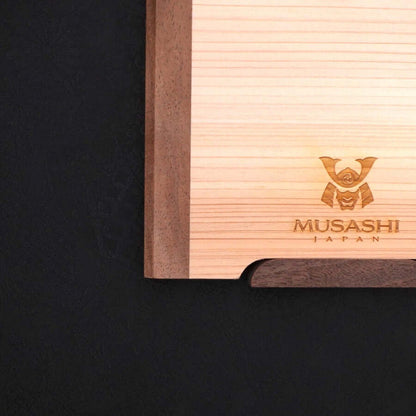 Musashi Cutting Board Hinoki with Stand 33×23×1.5cm