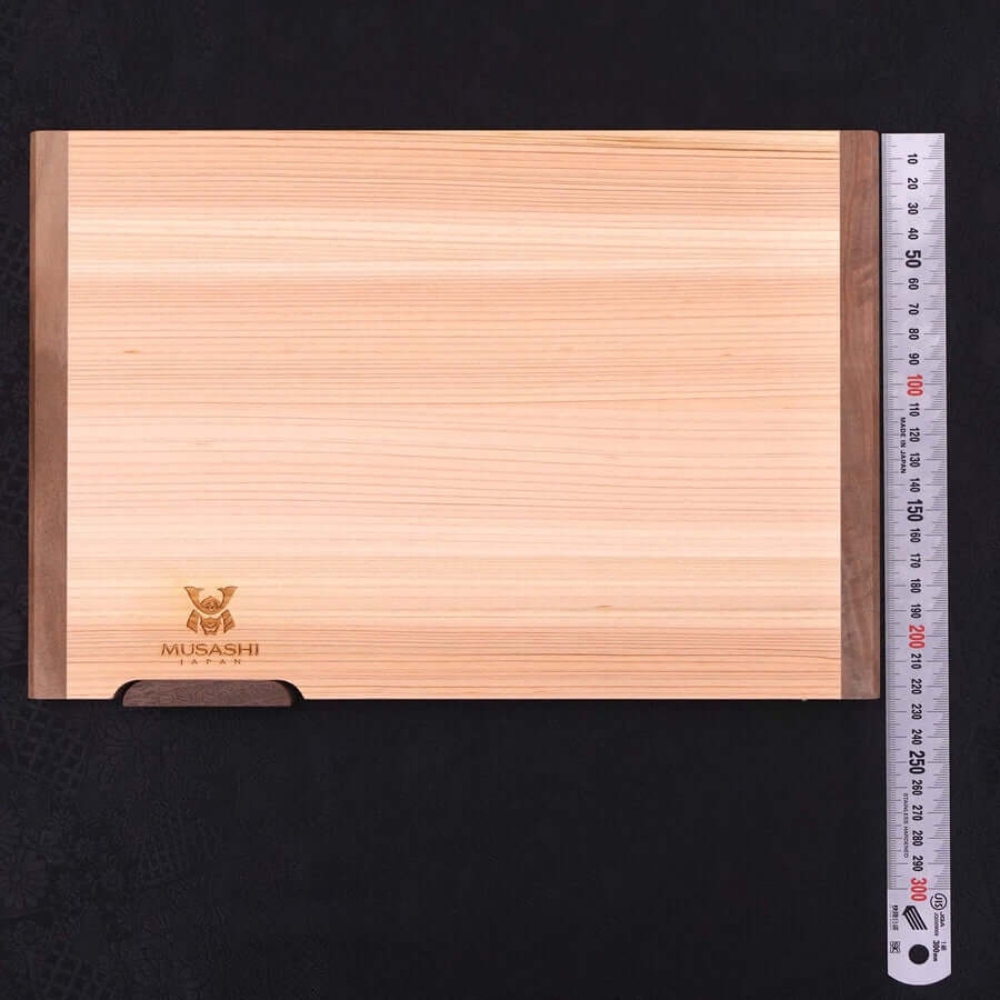 Musashi Cutting Board Hinoki with Stand 33×23×1.5cm