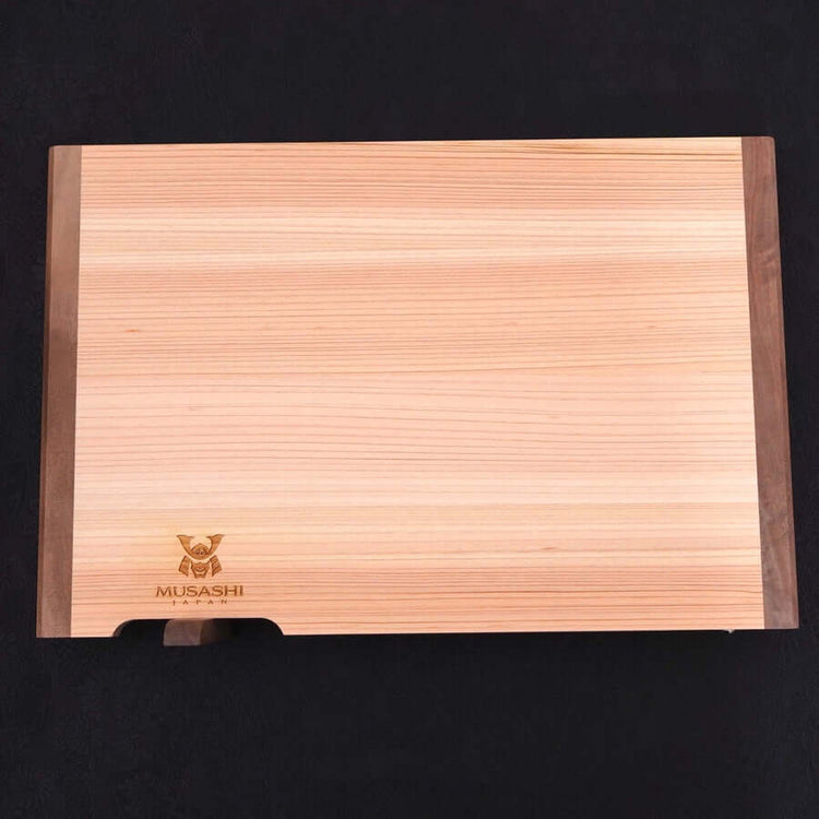 Musashi Cutting Board Hinoki with Stand 33×23×1.5cm