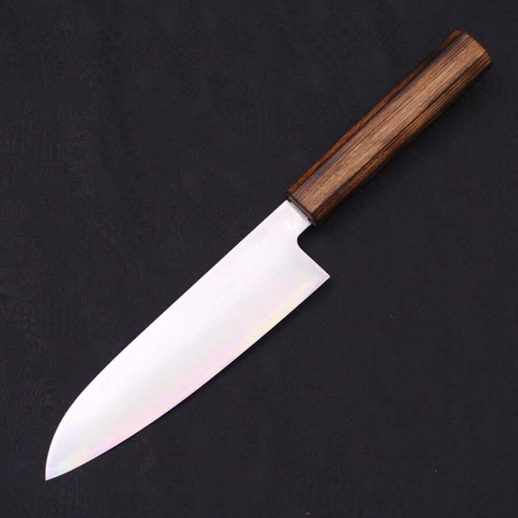 Musashi Chromax Polished Sumi Urushi Santoku Knife 17cm