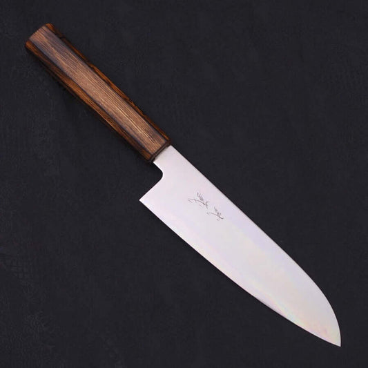 Musashi Chromax Polished Sumi Urushi Santoku Knife 17cm