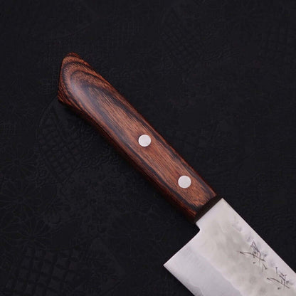 Musashi VG-1 Tsuchime Western Mahogany Santoku Knife 16.5cm