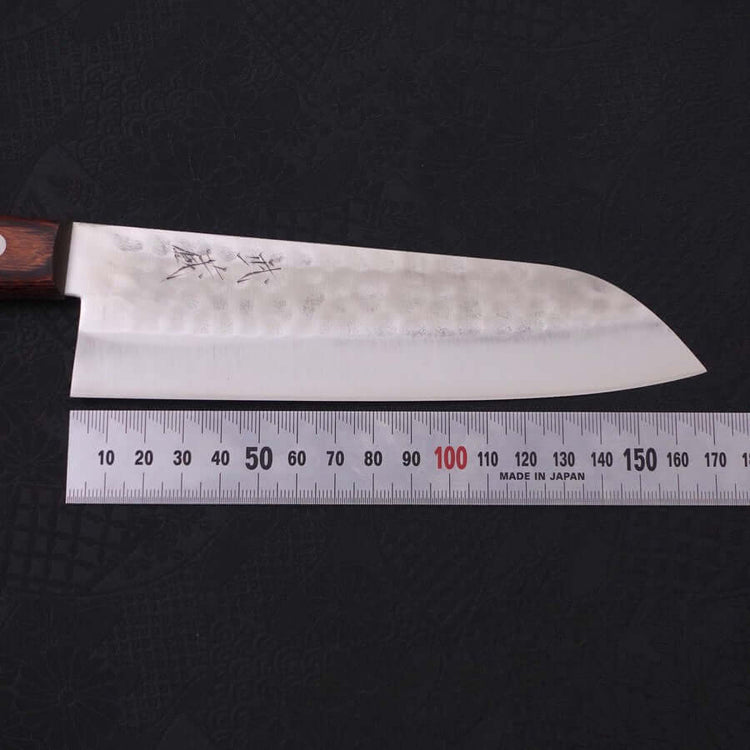 Musashi VG-1 Tsuchime Western Mahogany Santoku Knife 16.5cm