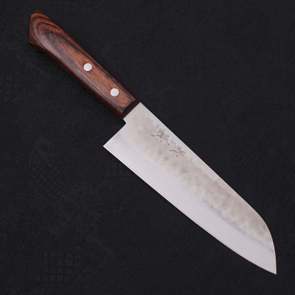 Musashi VG-1 Tsuchime Western Mahogany Santoku Knife 16.5cm