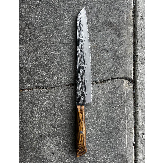 Koi Knives Kyoto Bread Knife 24.3cm Ebony Light