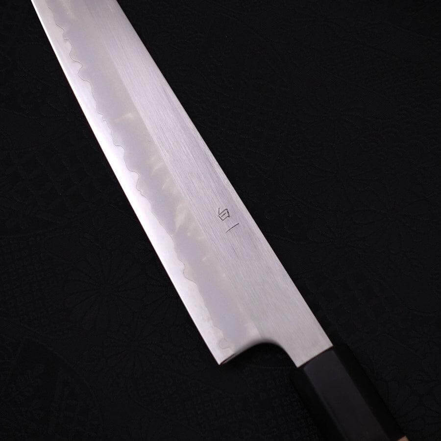 Musashi White Steel #1 Buffalo Magnolia Sujihiki Slicing Knife 24cm