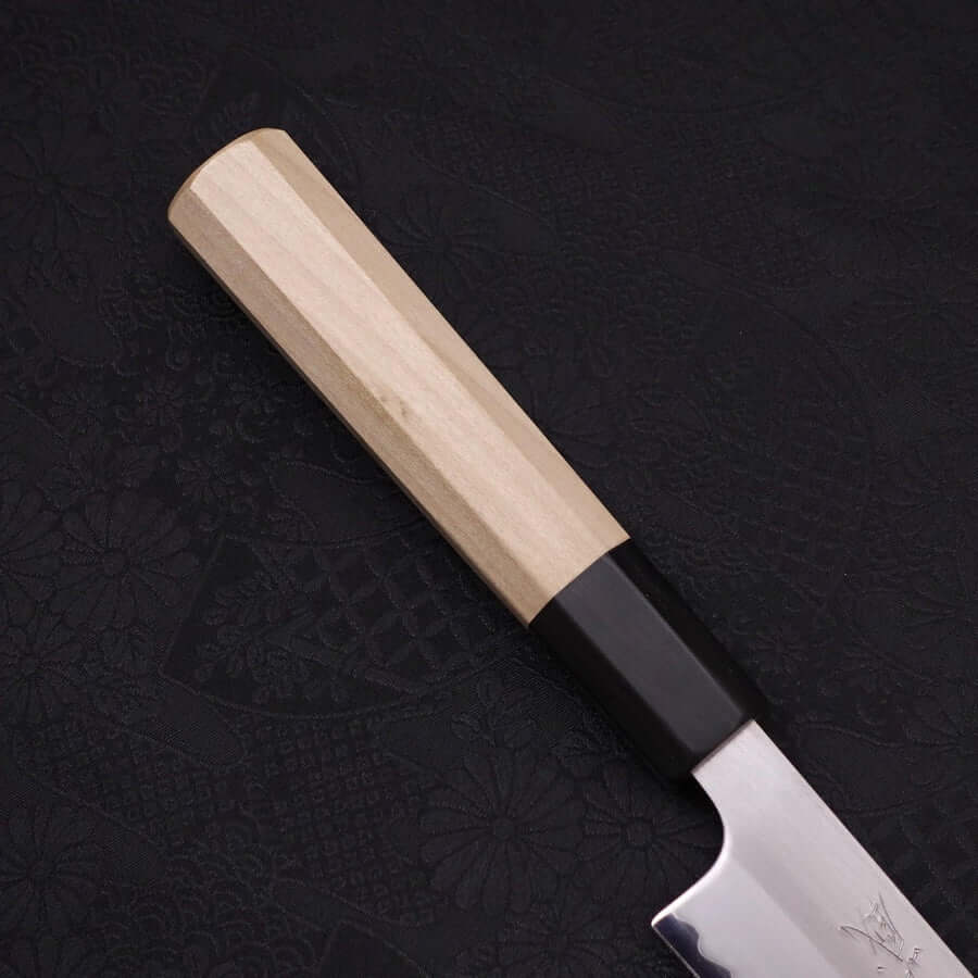 Musashi White Steel #1 Buffalo Magnolia Sujihiki Slicing Knife 24cm