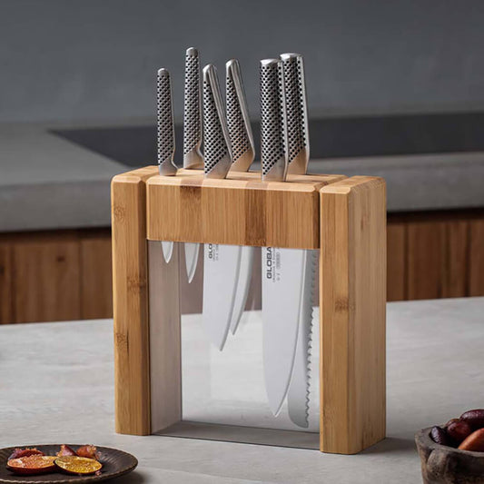 Global Ikasu Knife Block 7 Pc Set