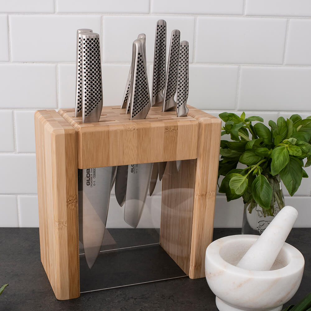 Global 7-Piece Ikasu Knife Block Set