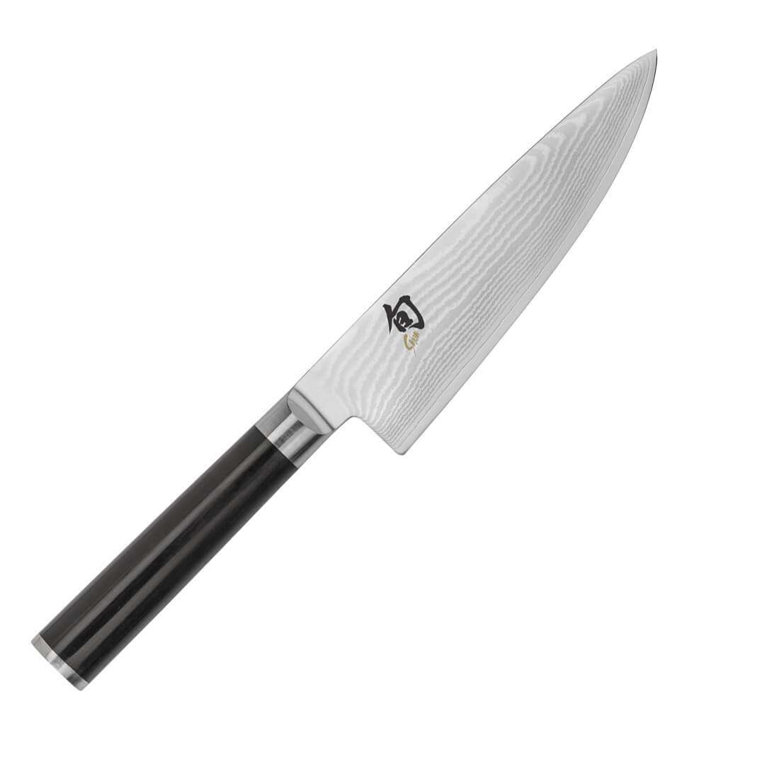  Shun TDM0723 Premier Chef's Knife, 6-Inch & Kai Diamond and  Ceramic Retractable Knife Sharpener (Bundle): Home & Kitchen