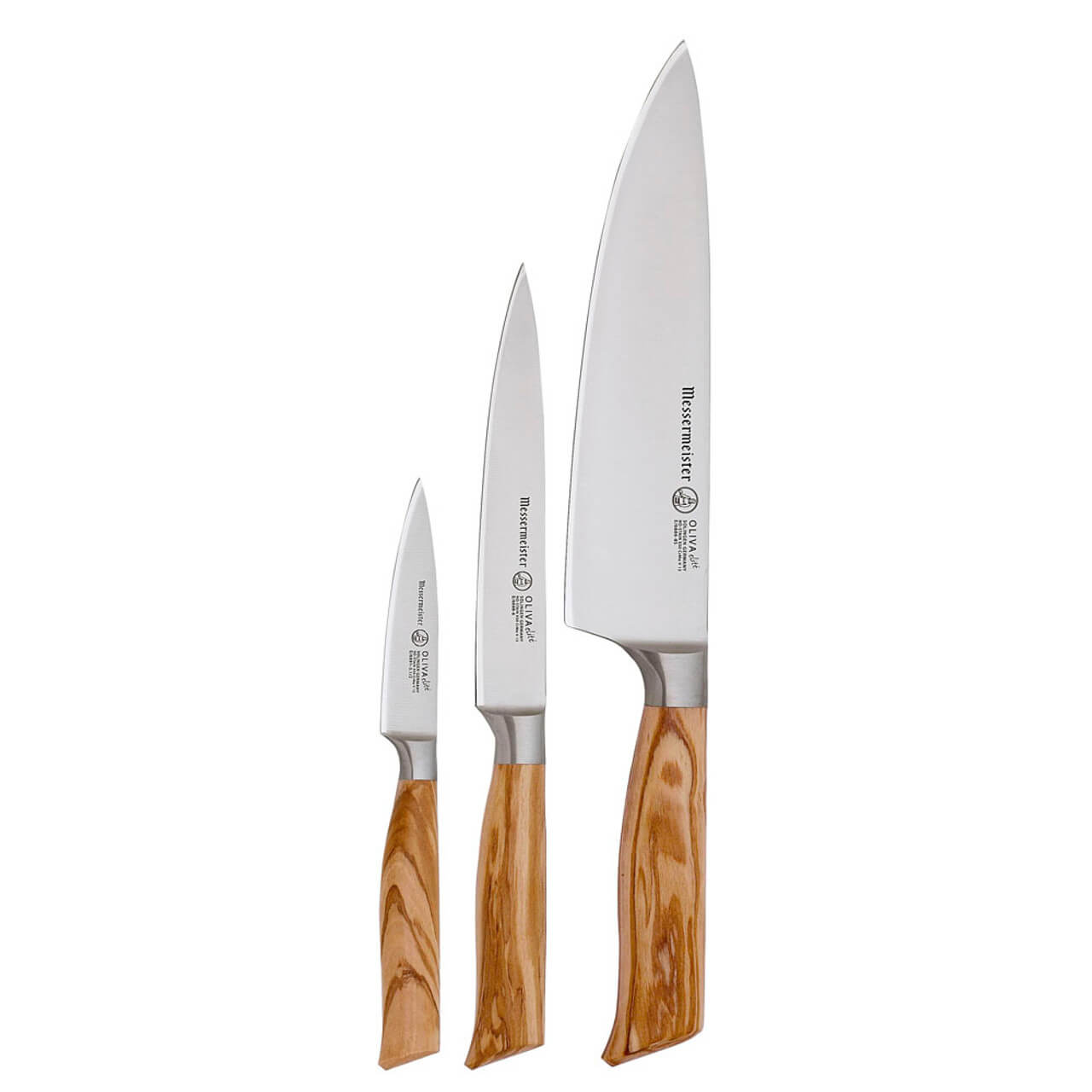 Messermeister Oliva Elite 3 Piece Starter Set