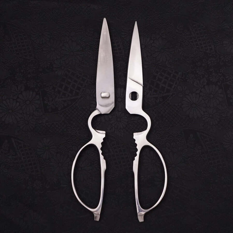 Musashi Grape Polish Forged Handmade Kitchen Scissors 22cm