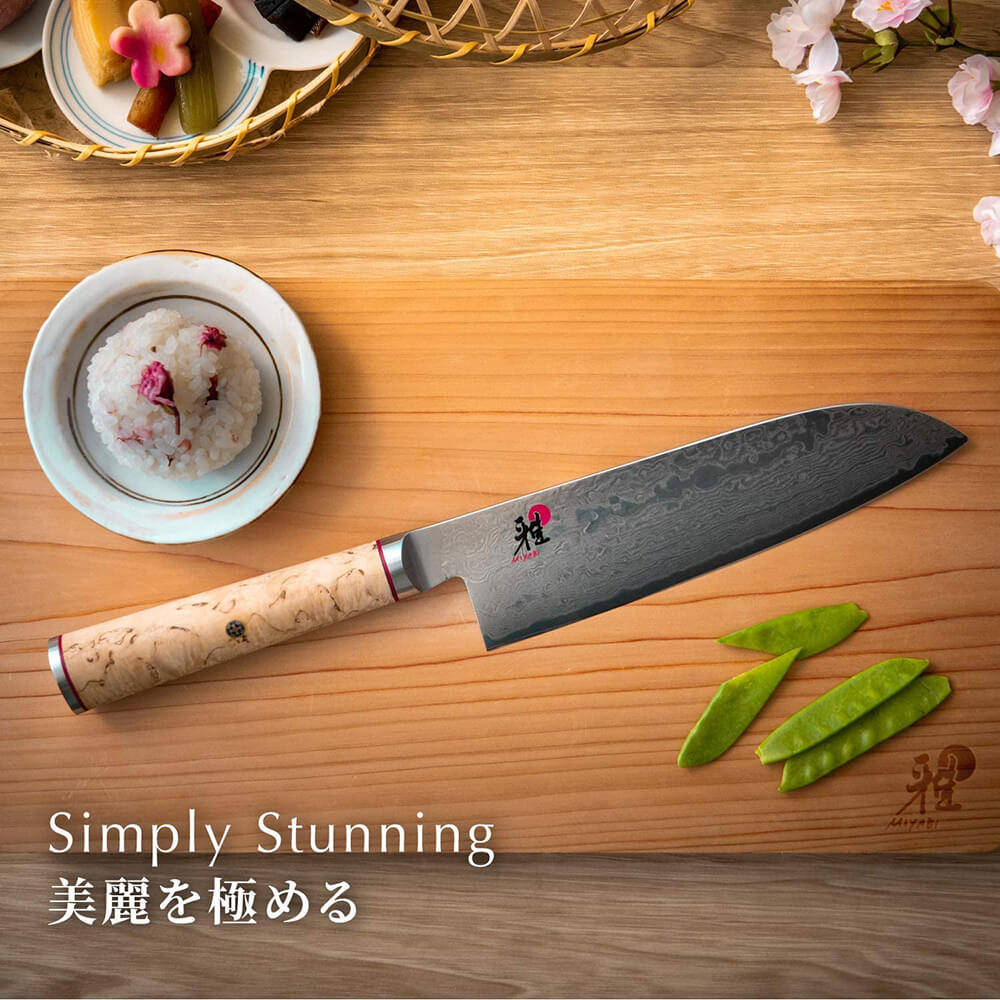 Miyabi 5000MCD Birchwood Santoku Knife 18cm