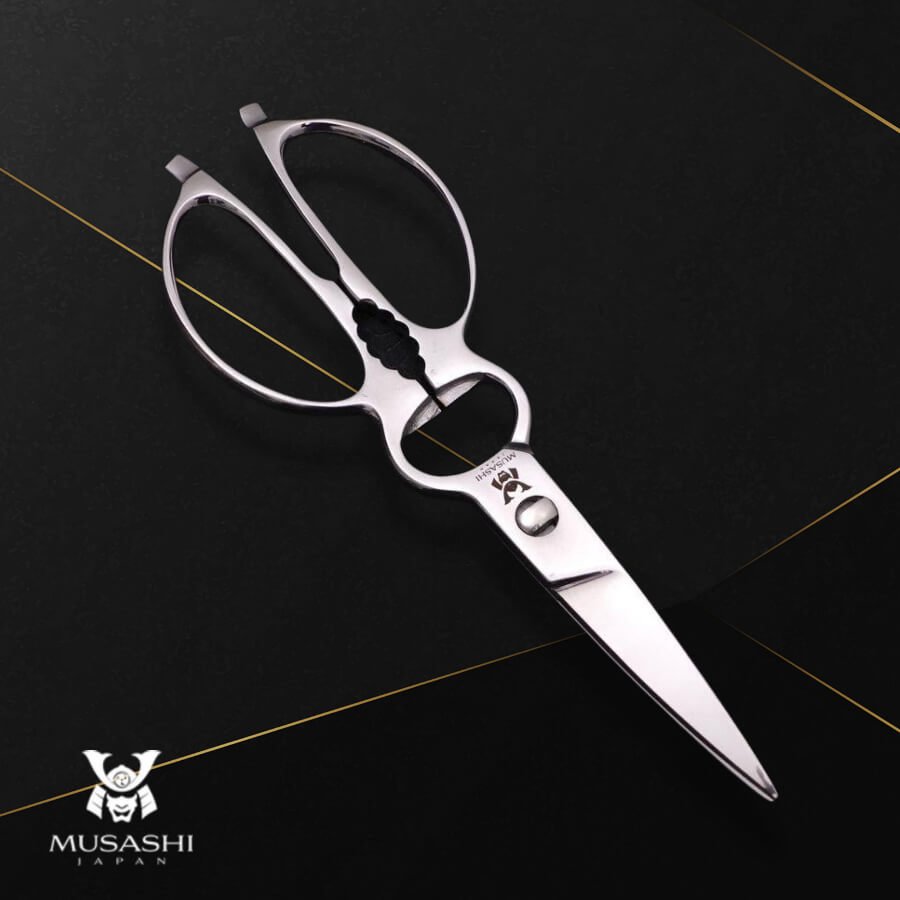 Allex Japanese All Stainless Steel Office Scissors (s-200) Black