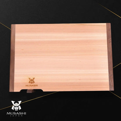 Musashi Cutting Board Hinoki with Stand 33×23×1.5cm