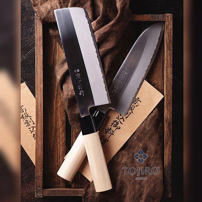 Tojiro Traditional Pro Series Santoku Knife 16.5cm - House of Knives