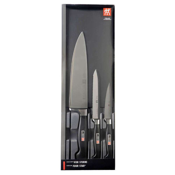 Zwilling J.A. Henckels Four Star 3-Piece Starter Knife Set